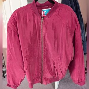 Women's Pink Bomber Jacket